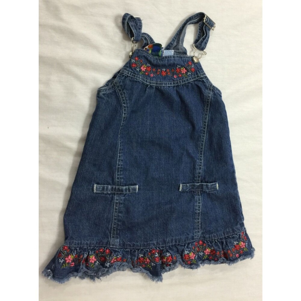 NO KIDDING GIRLS SLEEVELESS JEANS DRESS SIZE 6